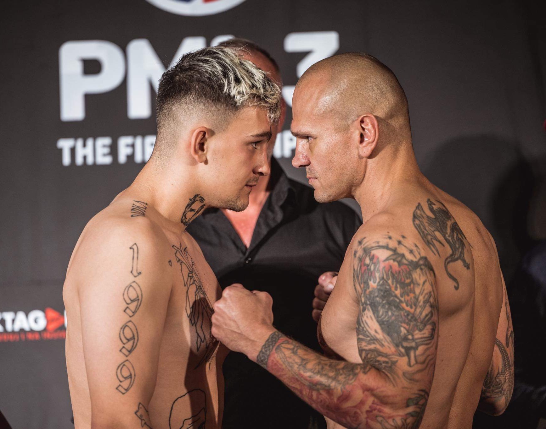 Staredown před zápasem